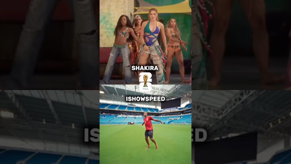 Shakira vs IShowspeed WC 26 song 🥶 #ishowspeed #shakira #worldcup #song   #newsong #football