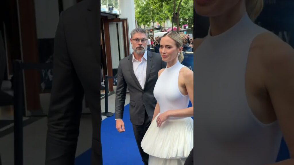 Emily Blunt at the " Disclosure Day “ premiere in Paris #emilyblunt #disclosureday #stevenspielberg