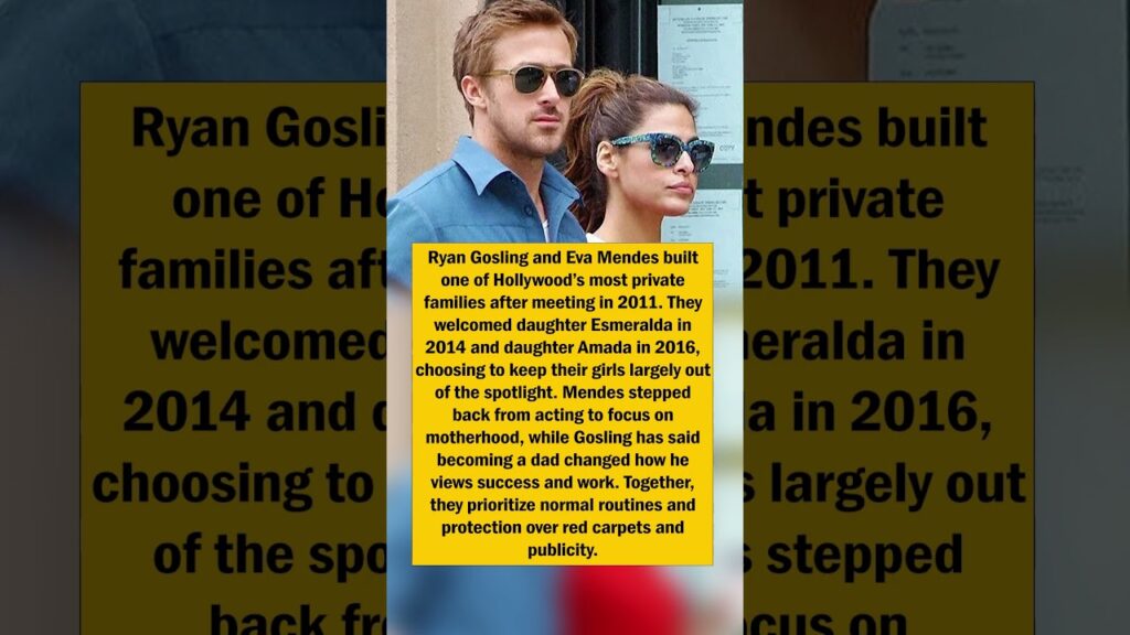 Ryan Gosling’s Private Dad Life Ryan Gosling’s Private Dad Life