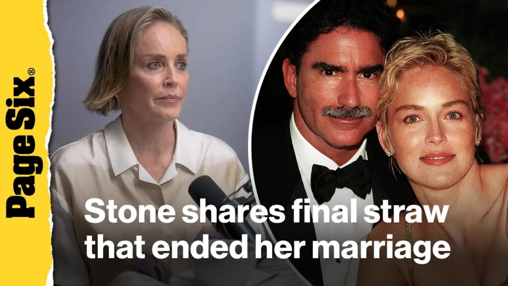 Sharon Stone shares the shocking final straw that ended her marriage Sharon Stone shares the shocking final straw that ended her marriage