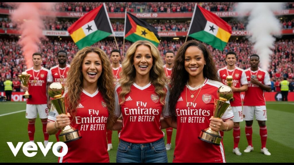 Shakira, Céline Dion & Rihanna - Arsenal The Champion of England (2026 Afro-Latin Music Video)