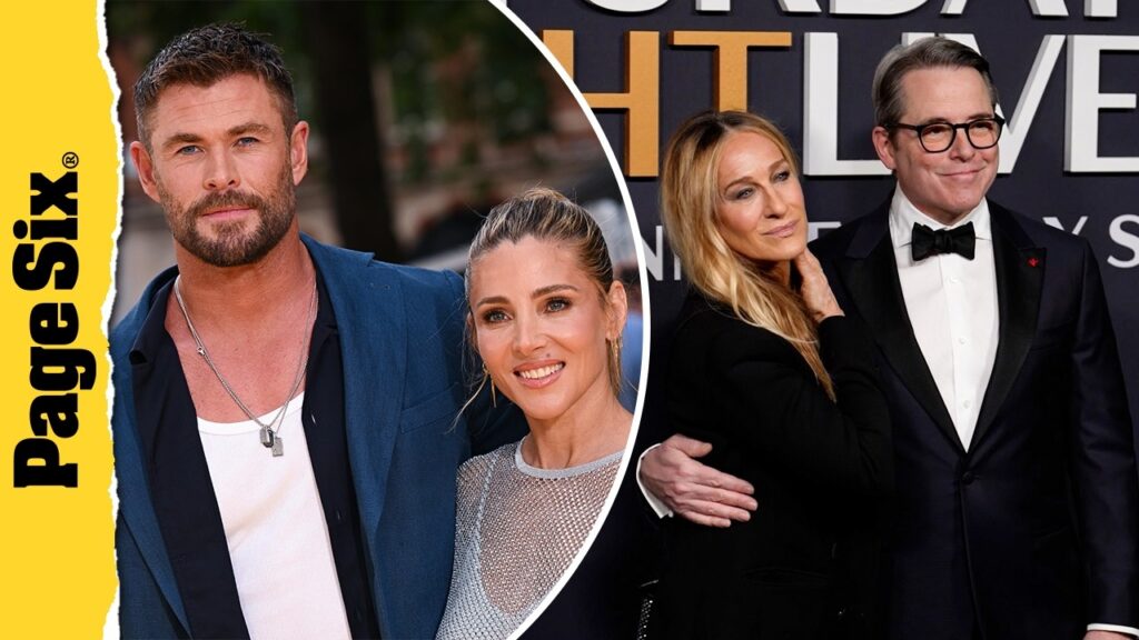 Chris Hemsworth denied boarding, Sarah Jessica Parker celebrate Knicks win w/ Matthew | P6Headlines Chris Hemsworth denied boarding, Sarah Jessica Parker celebrate Knicks win w/ Matthew | P6Headlines