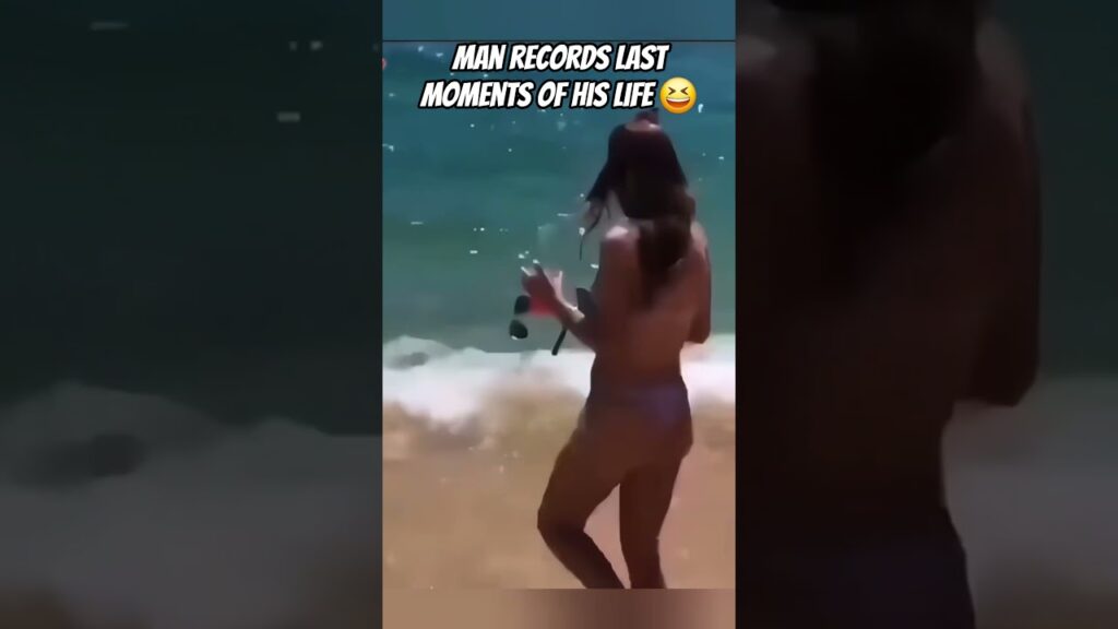 Man records his last moments! Best not to risk your life 😆 #funny #relatable ##memes