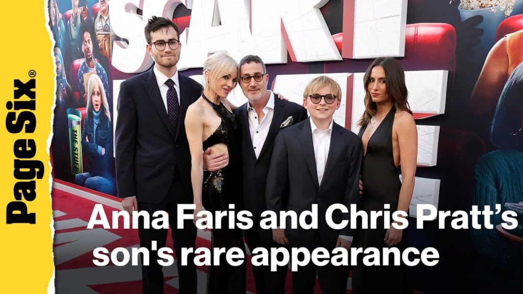 Anna Faris and Chris Pratt's son, Jack, makes rare appearance at 'Scary Movie' premiere