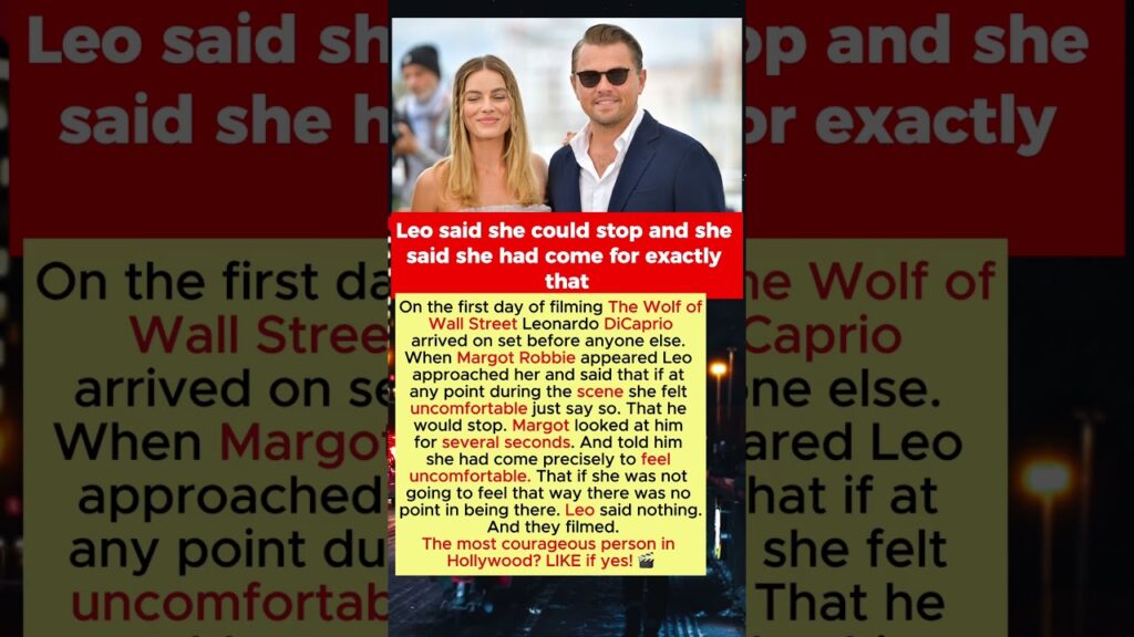 What Margot Robbie Said to DiCaprio Before Their First Scene Together