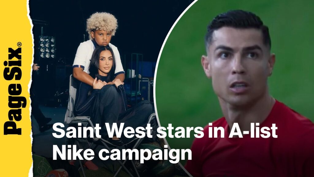 Saint West, 10, scores Nike campaign with LeBron James, Cristiano Ronaldo and other A-list athletes Saint West, 10, scores Nike campaign with LeBron James, Cristiano Ronaldo and other A-list athletes