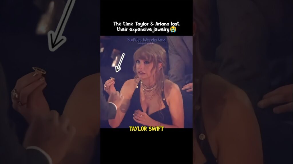 the time Taylor & Ariana lost their expensive jewelry 😭 | #taylorswift #arianagrande #shorts