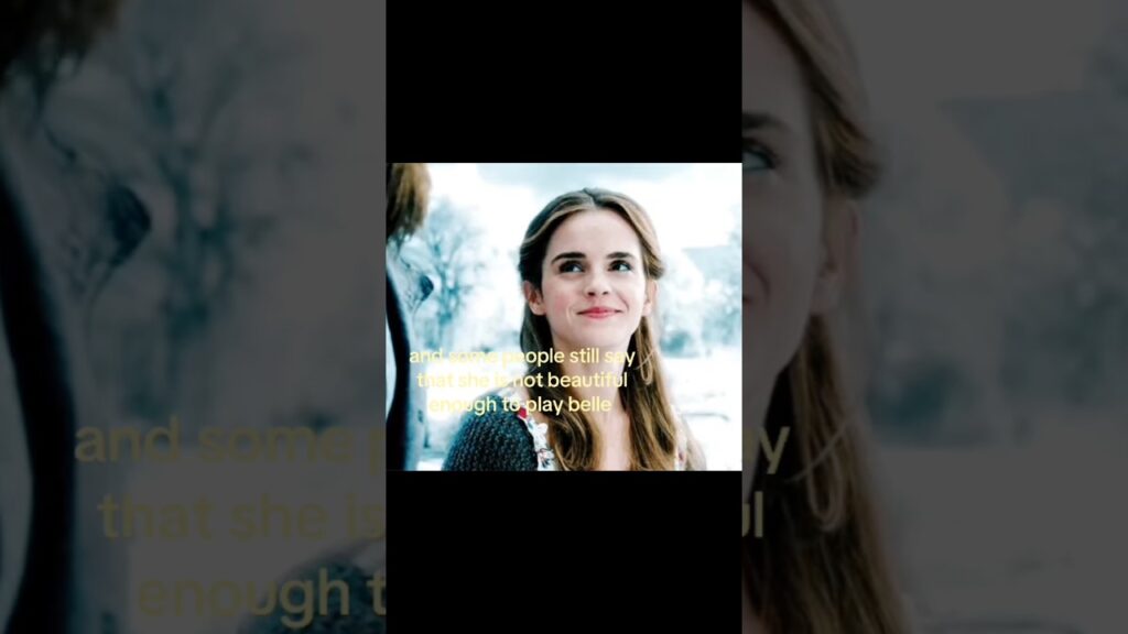 and some people still say Emma Watson is not beautiful enough to play belle ππ and some people still say Emma Watson is not beautiful enough to play belle ππ