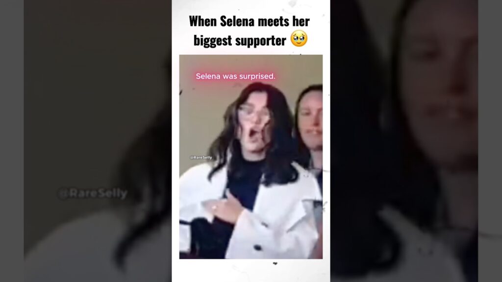 Selena’s Sweet Reaction To A Loyal Fan #selenagomez #selena