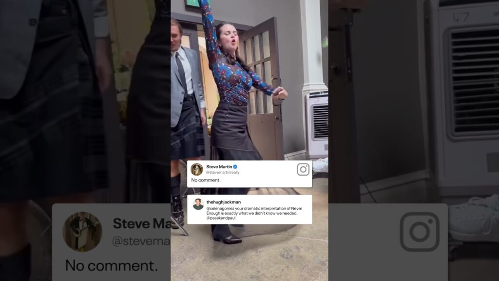 Selena Gomez got Hugh Jackman’s stamp of approval.๐ (๐ฅ: Instagram/stevemartinreally) Selena Gomez got Hugh Jackman's stamp of approval.๐ (๐ฅ: Instagram/stevemartinreally)