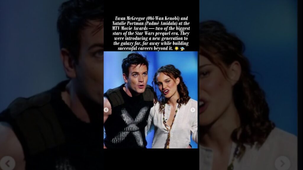 Ewan McGregor & Natalie Portman at 2002 MTV Movie Awards — Star Wars Era #ewanmcgregor Ewan McGregor & Natalie Portman at 2002 MTV Movie Awards — Star Wars Era #ewanmcgregor