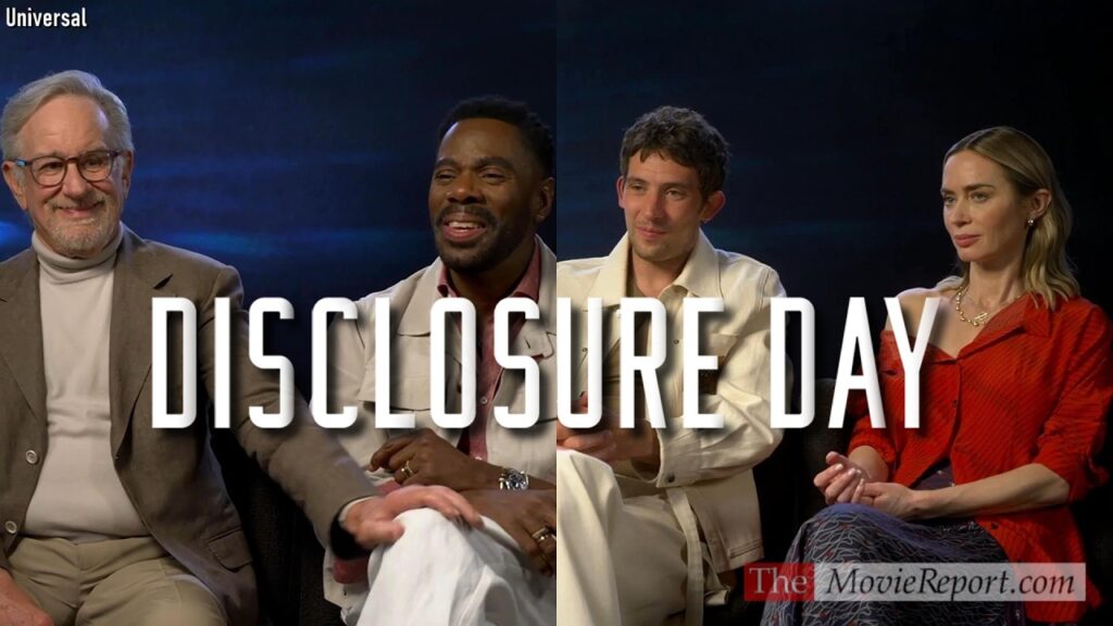 DISCLOSURE DAY interviews Steven Spielberg, Emily Blunt, Josh O'Connor, Colman Domingo 4K