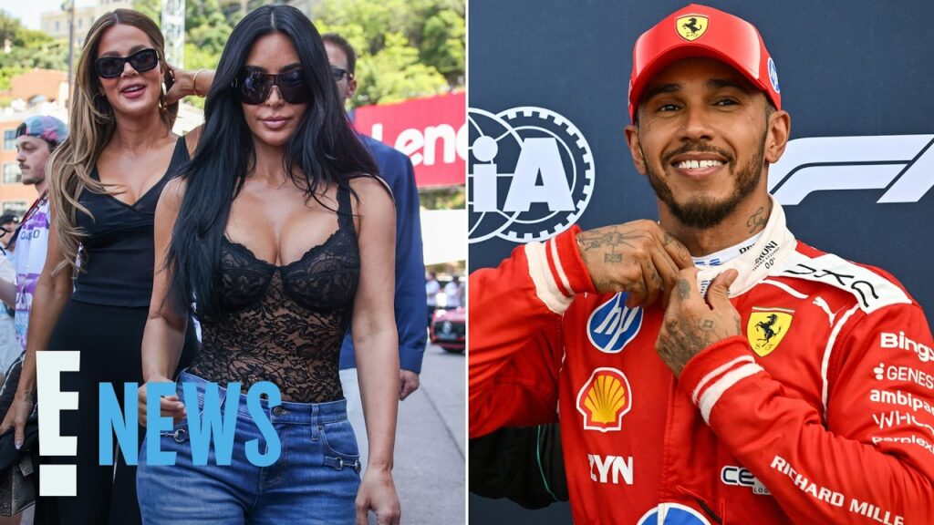 Kim Kardashian, Khloe Kardashian Support Lewis Hamilton at Monaco Grand Prix