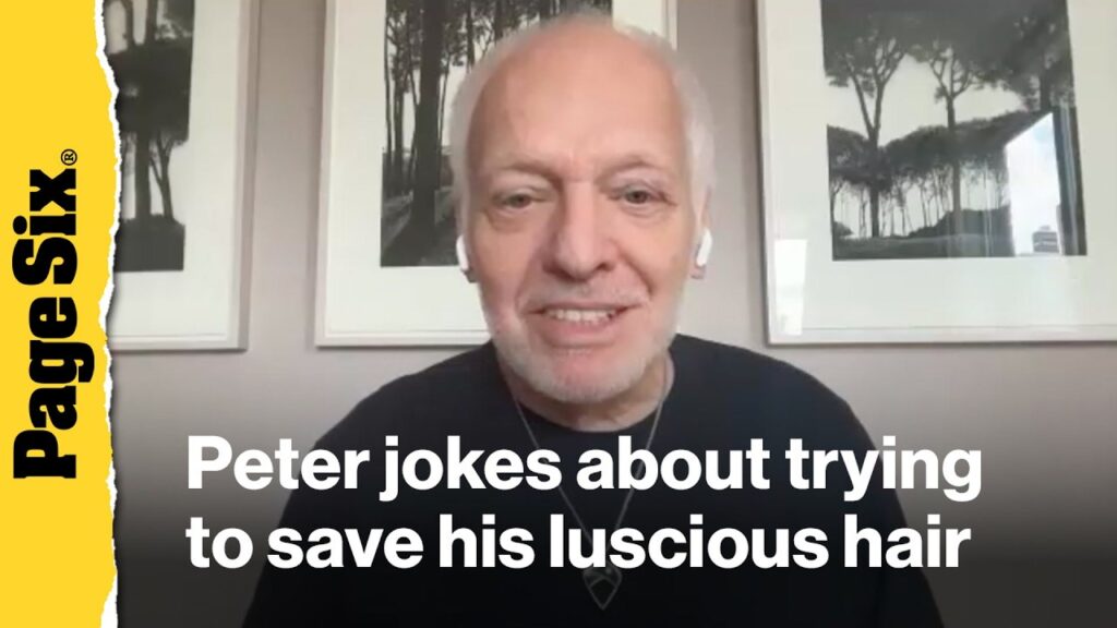 Peter Frampton jokes he 'did everything to enhance' his luscious hair before it disappeared