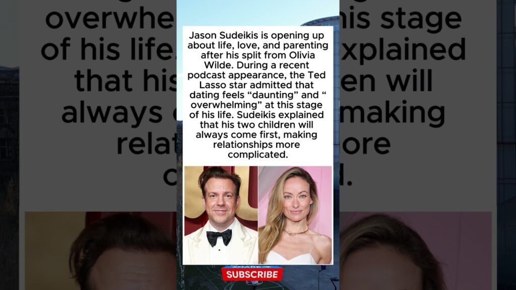 Jason Sudeikis Gets Candid About Dating After Olivia Wilde Split ๐ #shorts #viral #funny Jason Sudeikis Gets Candid About Dating After Olivia Wilde Split ๐ #shorts #viral #funny