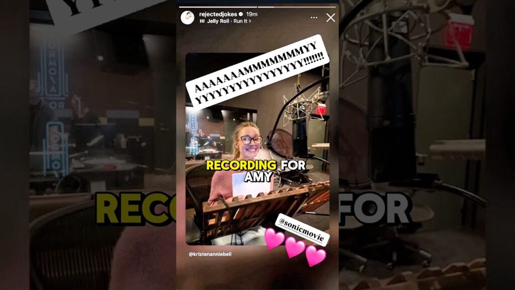 SONIC 4: BEN SCHWARTZ TEASES KRISTEN BELL AS AMY! 🤩
