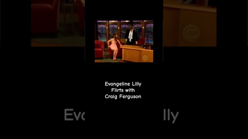 Evangeline Lilly Flirts with Craig Ferguson.