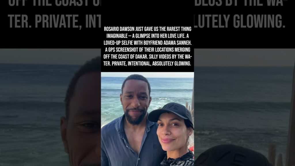 Rosario Dawson Shows Off Her Boyfriend in Senegal β And We Are SO Happy For Her πβ€οΈβ¨ Rosario Dawson Shows Off Her Boyfriend in Senegal β And We Are SO Happy For Her πβ€οΈβ¨