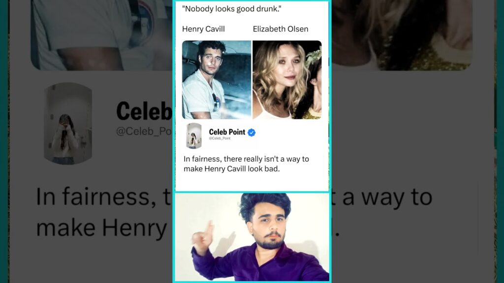 "Nobody looks good drunk" ...except Henry Cavill & Elizabeth Olsen 😂