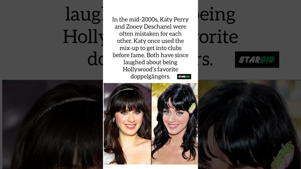 Katy Perry & Zooey Deschanel: The Original Celebrity Doppelgängers