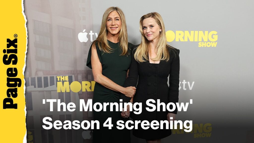 Jennifer Aniston, Reese Witherspoon and more attend ‘The Morning Show’ Season 4 screening red carpet Jennifer Aniston, Reese Witherspoon and more attend 'The Morning Show' Season 4 screening red carpet