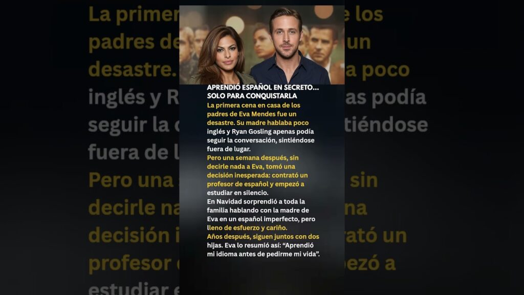 APRENDIÓ ESPAÑOL EN SECRETO… SOLO PARA CONQUISTARLA #celebridades APRENDIÓ ESPAÑOL EN SECRETO… SOLO PARA CONQUISTARLA #celebridades