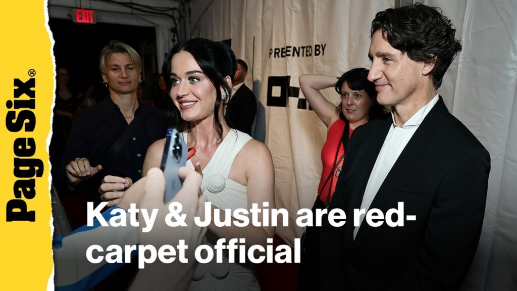 Katy Perry and Justin Trudeau make their relationship red-carpet official