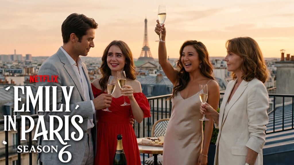 Emily In Paris Season 6 (2026) Lily Collins & Lucas Bravo Emily In Paris Season 6 (2026) Lily Collins & Lucas Bravo