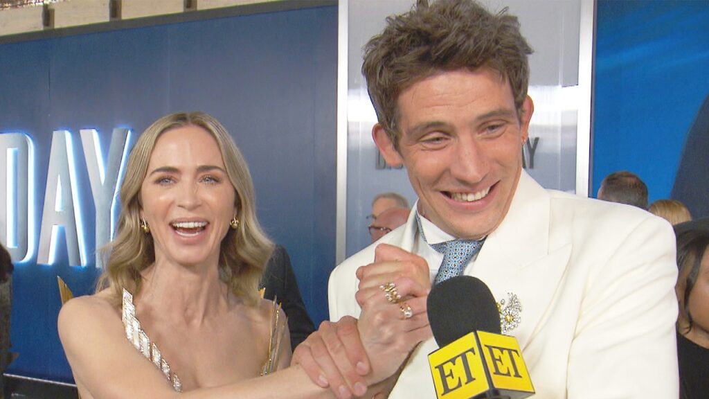 Emily Blunt CRASHES Josh O’Connor’s ‘Disclosure Day’ Interview (Exclusive) Emily Blunt CRASHES Josh O’Connor’s 'Disclosure Day' Interview (Exclusive)