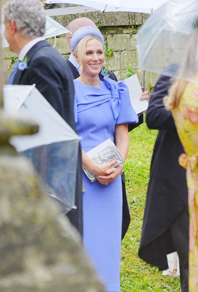 Wedding of Peter Phillips and Harriet Sperling zara tindall at the wedding of harriet sperling to peter phillips at all saints church in kemble, gloucestershire picture date saturday june 6, 2026 photo by ben birchallpa images via getty images
