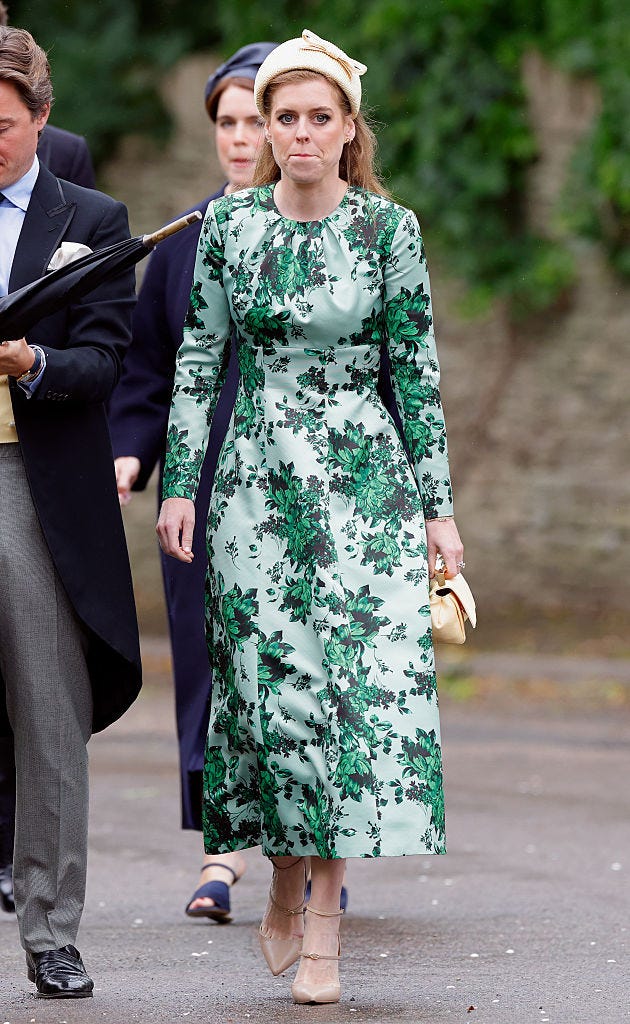 Peter Phillips Marries Harriet Sperling In Gloucestershire kemble, england june 06 embargoed for publication in uk newspapers until 24 hours after create date and time princess beatrice attends the wedding of peter phillips and harriet sperling at all saints church on june 6, 2026 in kemble, england peter phillips, son of princess anne, princess royal and eldest grandchild of queen elizabeth ii, will marry nhs nurse and writer harriet sperling during a ceremony at all saints church in kemble today photo by max mumbyindigogetty images