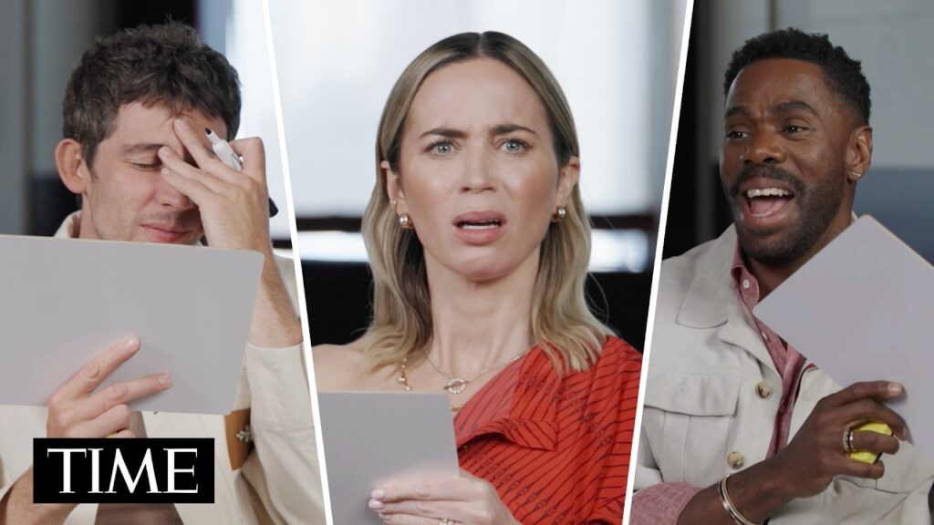 Emily Blunt, Colman Domingo & Josh O’Connor Compete in a Steven Spielberg Movie Test Emily Blunt, Colman Domingo & Josh O’Connor Compete in a Steven Spielberg Movie Test