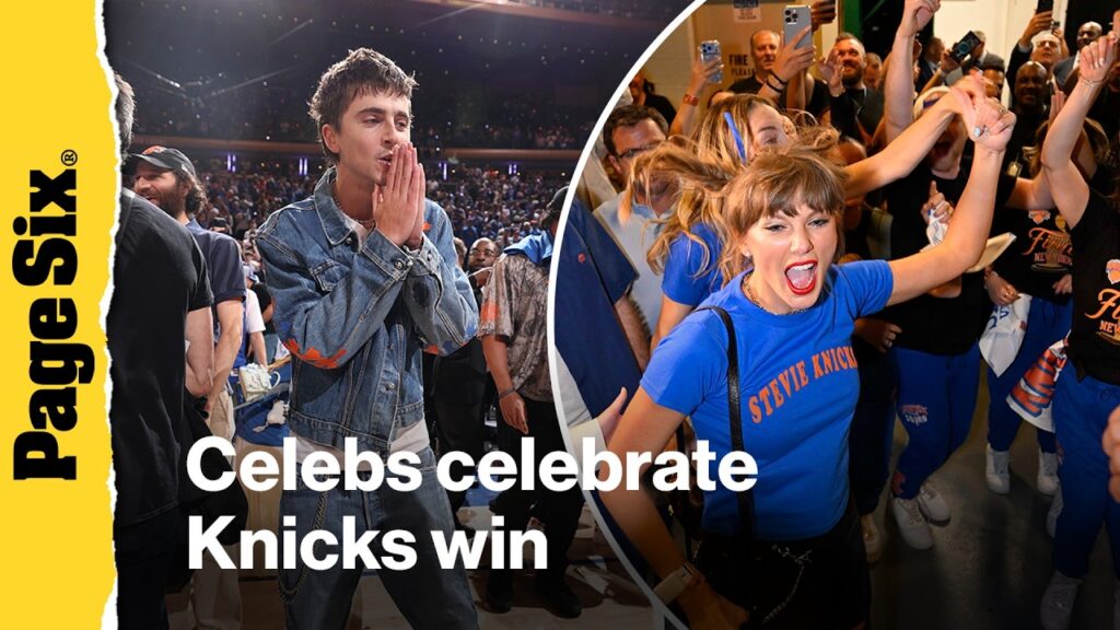 Taylor Swift, Kylie Jenner, Timothée Chalamet and more celebrities react to Knicks game 4 win Taylor Swift, Kylie Jenner, Timothée Chalamet and more celebrities react to Knicks game 4 win