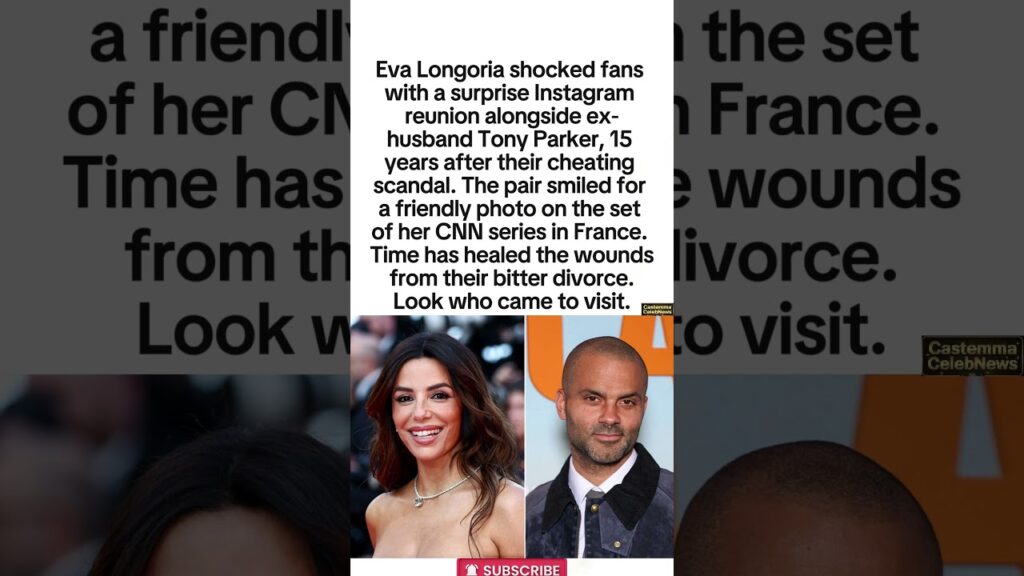 Eva & Tony Reunite 😳#shorts #EvaLongoria #TonyParker #relationship #marriage #dating #couple