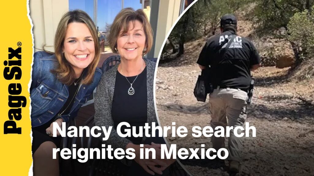 Search for Nancy Guthrie reignites in Mexico after anonymous tip about ‘grave’ Search for Nancy Guthrie reignites in Mexico after anonymous tip about 'grave'