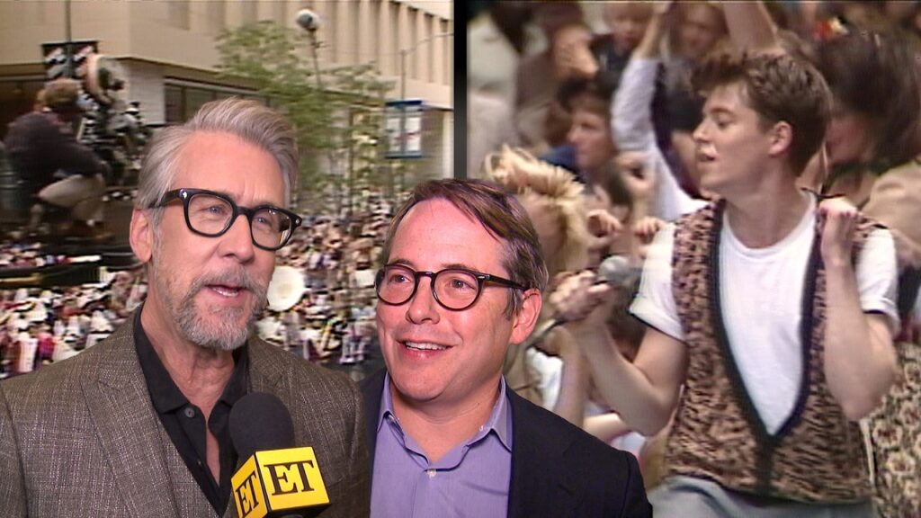 Ferris Bueller TURNS 40! Rare BTS Footage as Matthew Broderick and Alan Ruck Set On-Screen Reunion