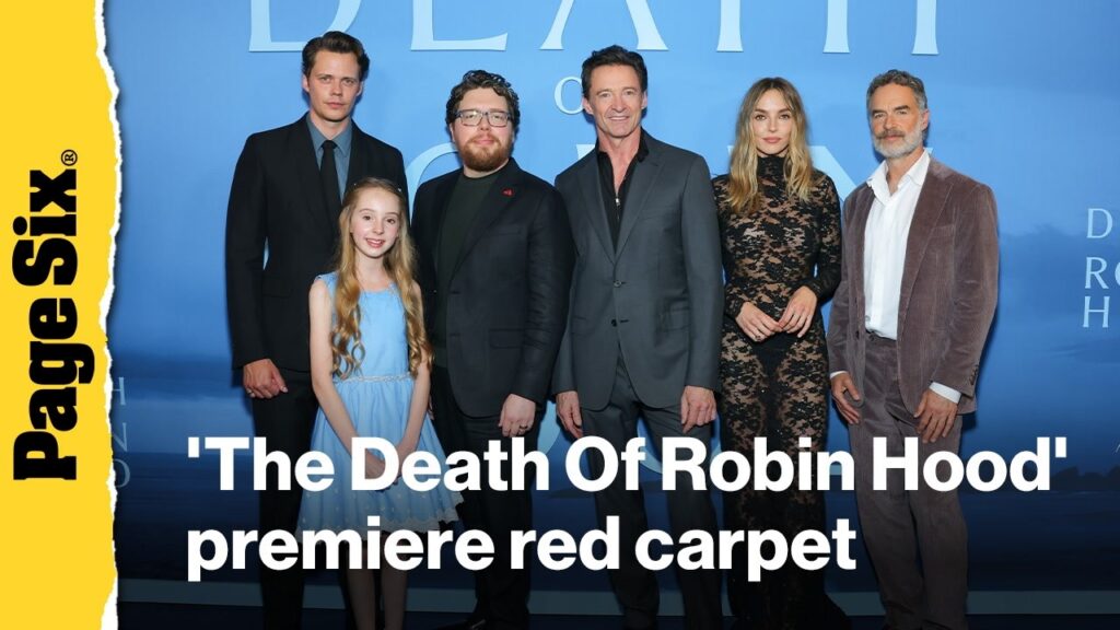 Hugh Jackman, Bill Skarsgård & Jodie Comer Turn Heads at ‘The Death of Robin Hood’ Premiere Hugh Jackman, Bill Skarsgård & Jodie Comer Turn Heads at ‘The Death of Robin Hood’ Premiere