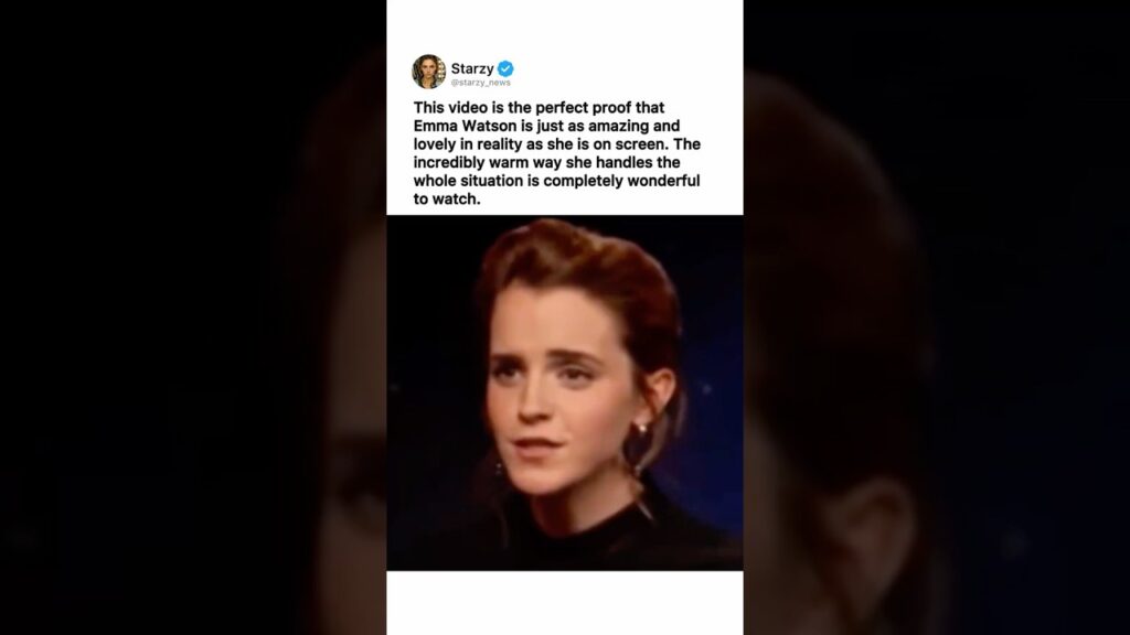 EMMA WATSON BEING THE MOST CARING PERSON LIVE EMMA WATSON BEING THE MOST CARING PERSON LIVE
