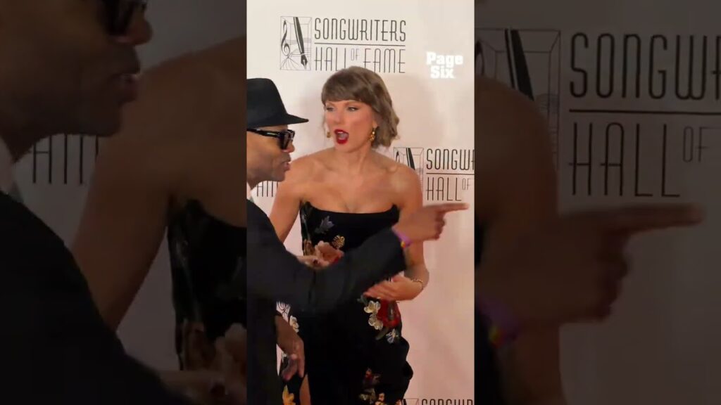 Taylor Swift seemed to brush off Jimmy Jam at the Songwriters Hall of Fame #shorts Taylor Swift seemed to brush off Jimmy Jam at the Songwriters Hall of Fame #shorts