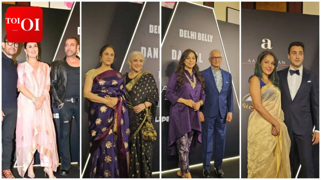 Salman Khan’s rugged new look steals the spotlight at Lagaan bash; Kareena Kapoor, Juhi Chawla and Imran Khan-Lekha join festivities | Hindi Movie News Salman Khan's rugged new look steals the spotlight at Lagaan bash; Kareena Kapoor, Juhi Chawla and Imran Khan-Lekha join festivities | Hindi Movie News
