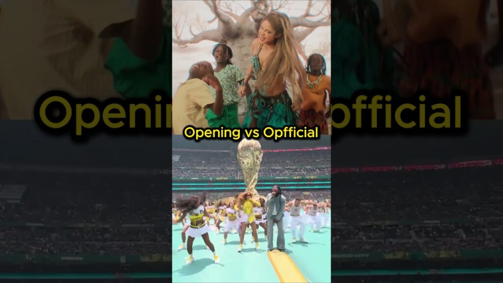 Find Defferent! Shakira - Dai Dai Official vs opening ceremony world cup 2026 #shakira #worldcup2026