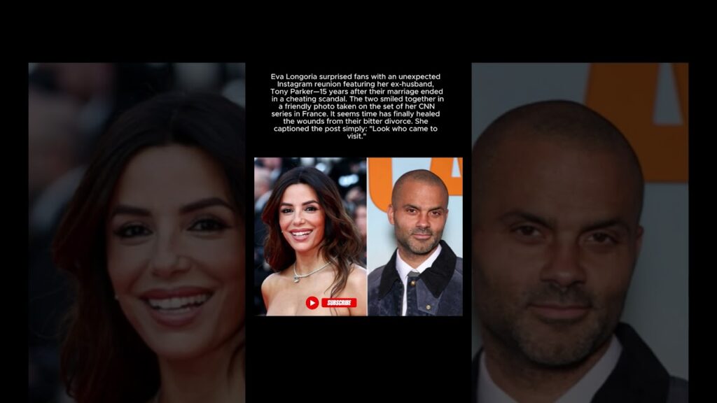 Eva Longoria & Ex Tony Parker Smile Together in France — 15 Years After Bitter Divorce #shorts #eval