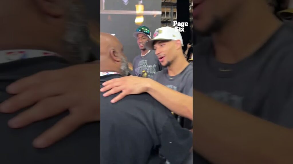 Timothée Chalamet & Karl Anthony Towns exit the court after the Knicks win NBA Finals 2026 #shorts Timothée Chalamet & Karl Anthony Towns exit the court after the Knicks win NBA Finals 2026 #shorts