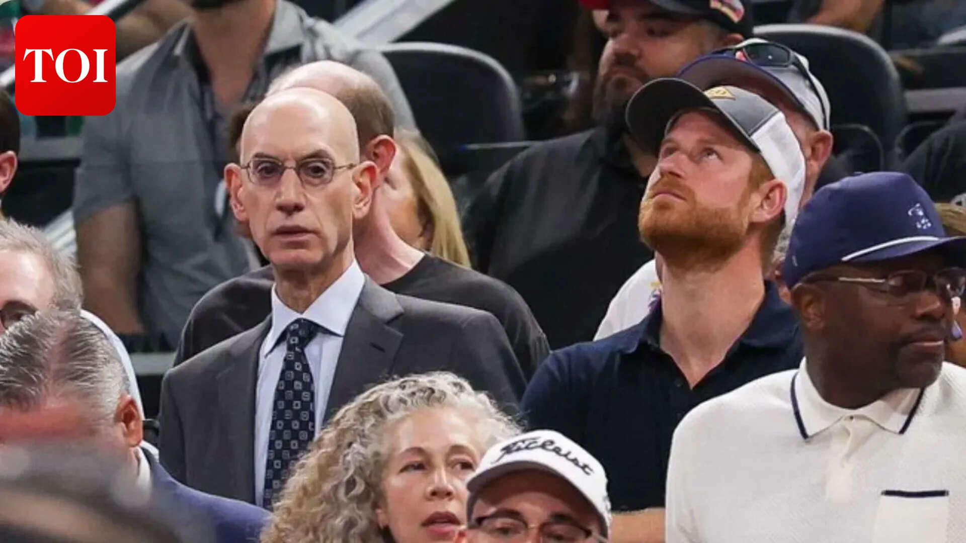 NBA Finals: Prince Harry makes surprise appearance at the game as royal family marks Trooping the Colour without him and Meghan Markle<br>