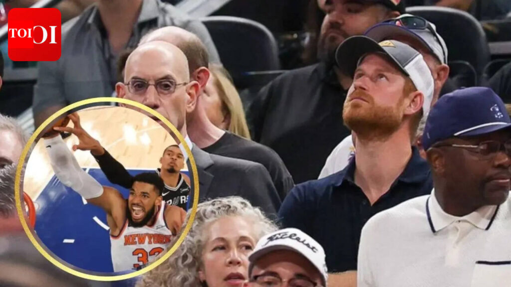 Prince Harry: NBA Finals: Prince Harry makes surprise appearance at the game as royal family marks Trooping the Colour without him and Meghan Markle Prince Harry: NBA Finals: Prince Harry makes surprise appearance at the game as royal family marks Trooping the Colour without him and Meghan Markle