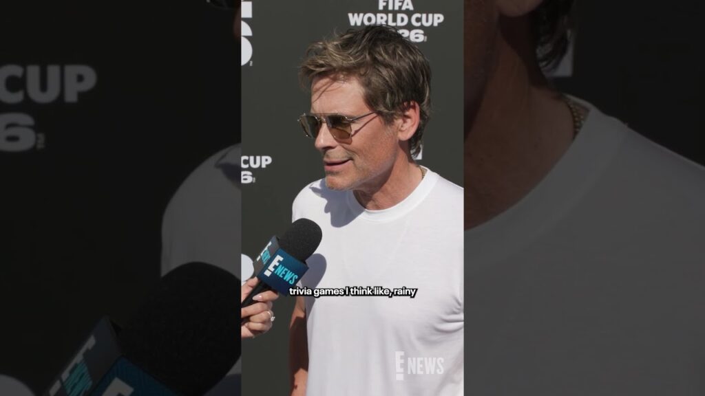Rob Lowe treats everyday like it's the FIFA World Cup.😂