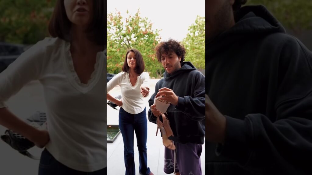 Selena Gomez & Benny Blanco Crashes Jennifer Aniston’s Hair Appointment #shorts Selena Gomez & Benny Blanco Crashes Jennifer Aniston's Hair Appointment #shorts