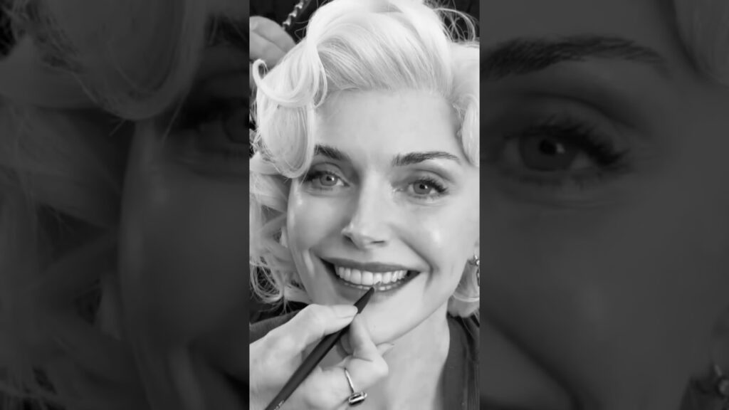 Divine Sophie 🖤 Wearing the Lisa Eldridge x Marilyn Monroe Collection @harpersbazaaruk