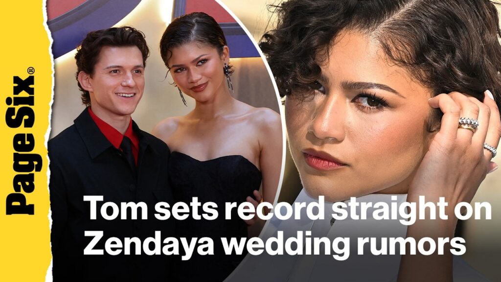 Tom Holland finally sets the record straight on Zendaya wedding rumors Tom Holland finally sets the record straight on Zendaya wedding rumors