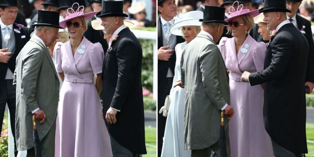 King Charles shares lovely moment with Zara Tindall at Royal Ascot King Charles shares lovely moment with Zara Tindall at Royal Ascot